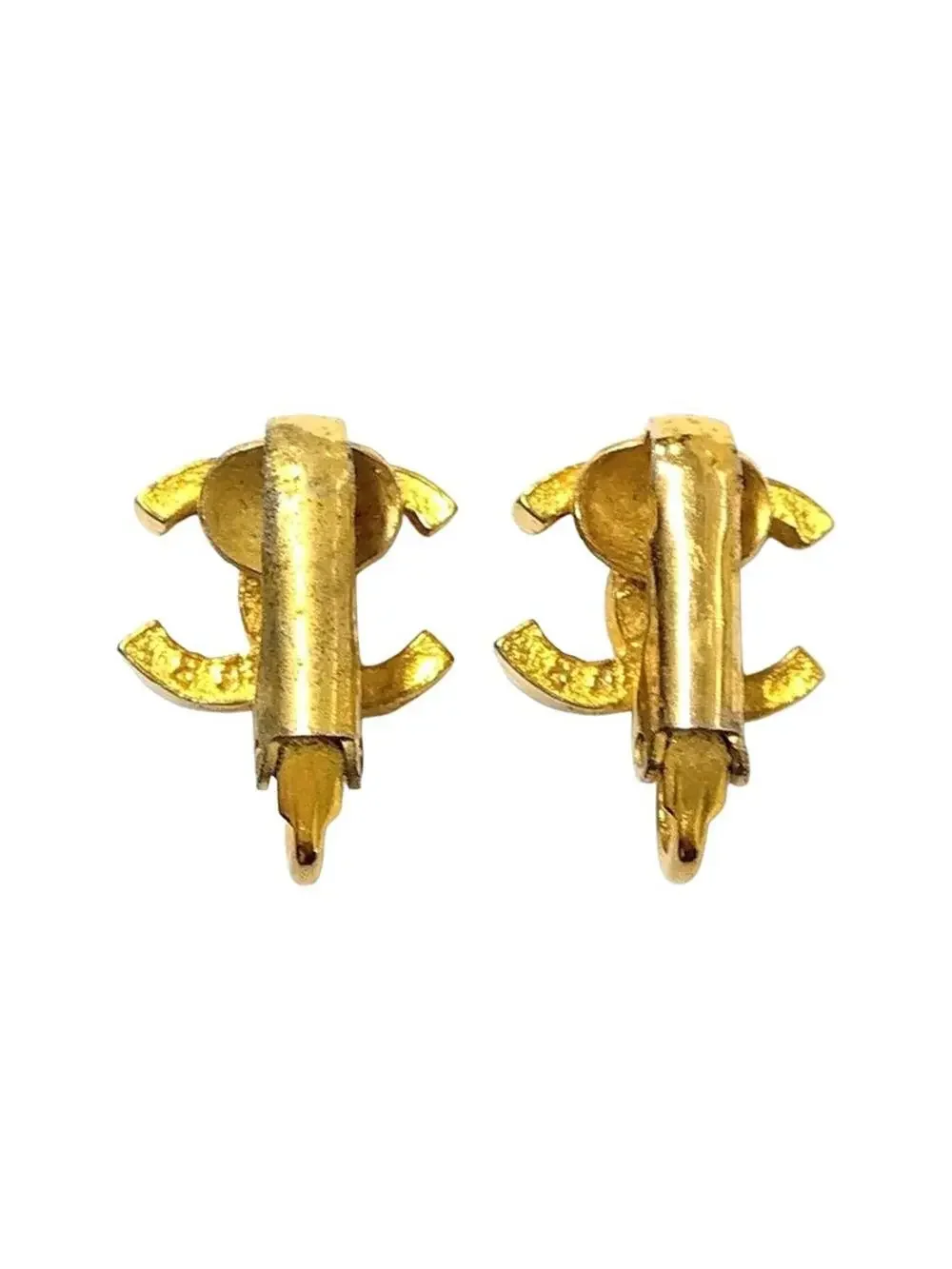 Chanel Cc Logo Clip-On Earrings Metal #299777C62B